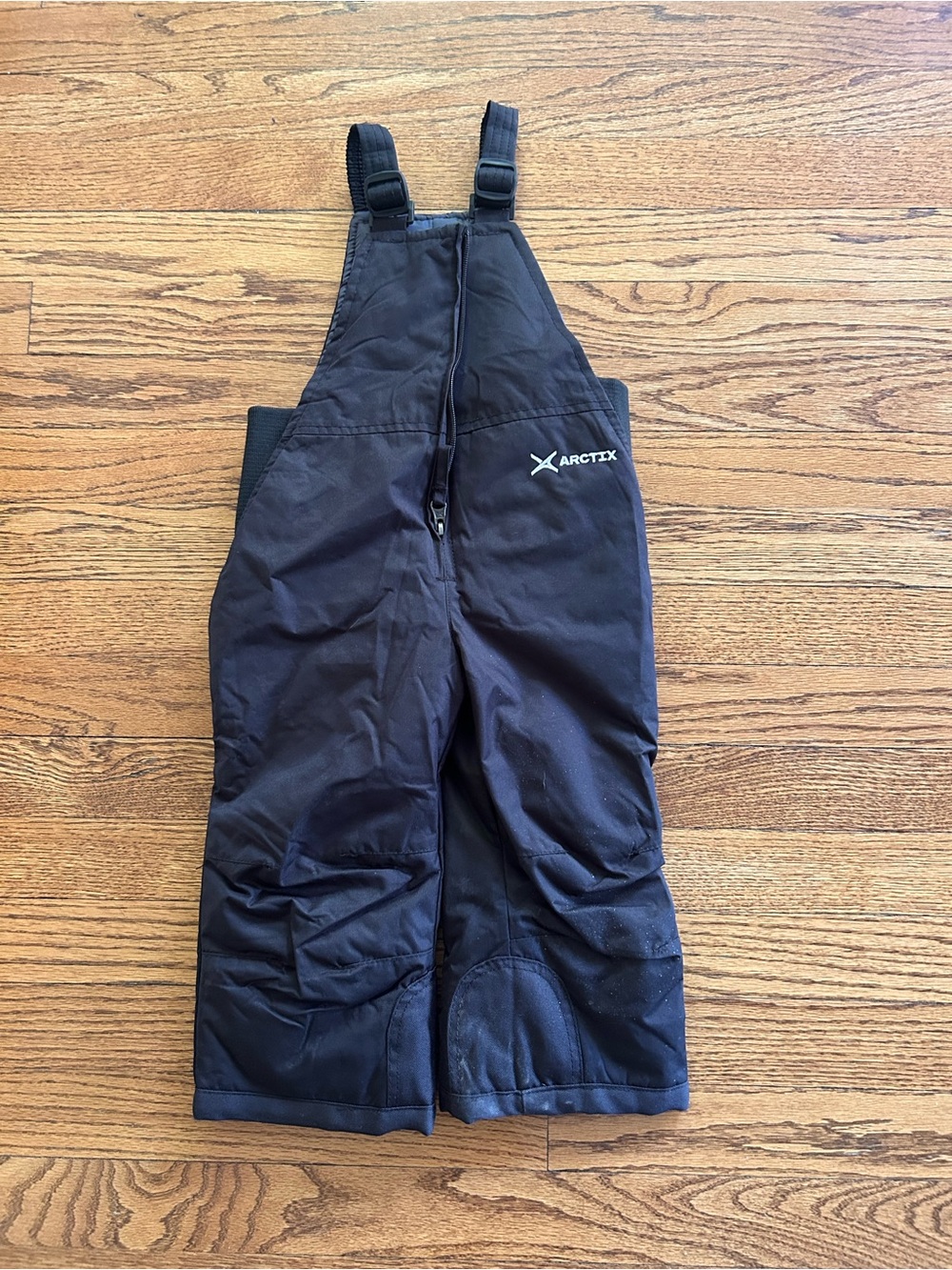 Arctix Black Kids Snow Overalls with Adjustable Straps